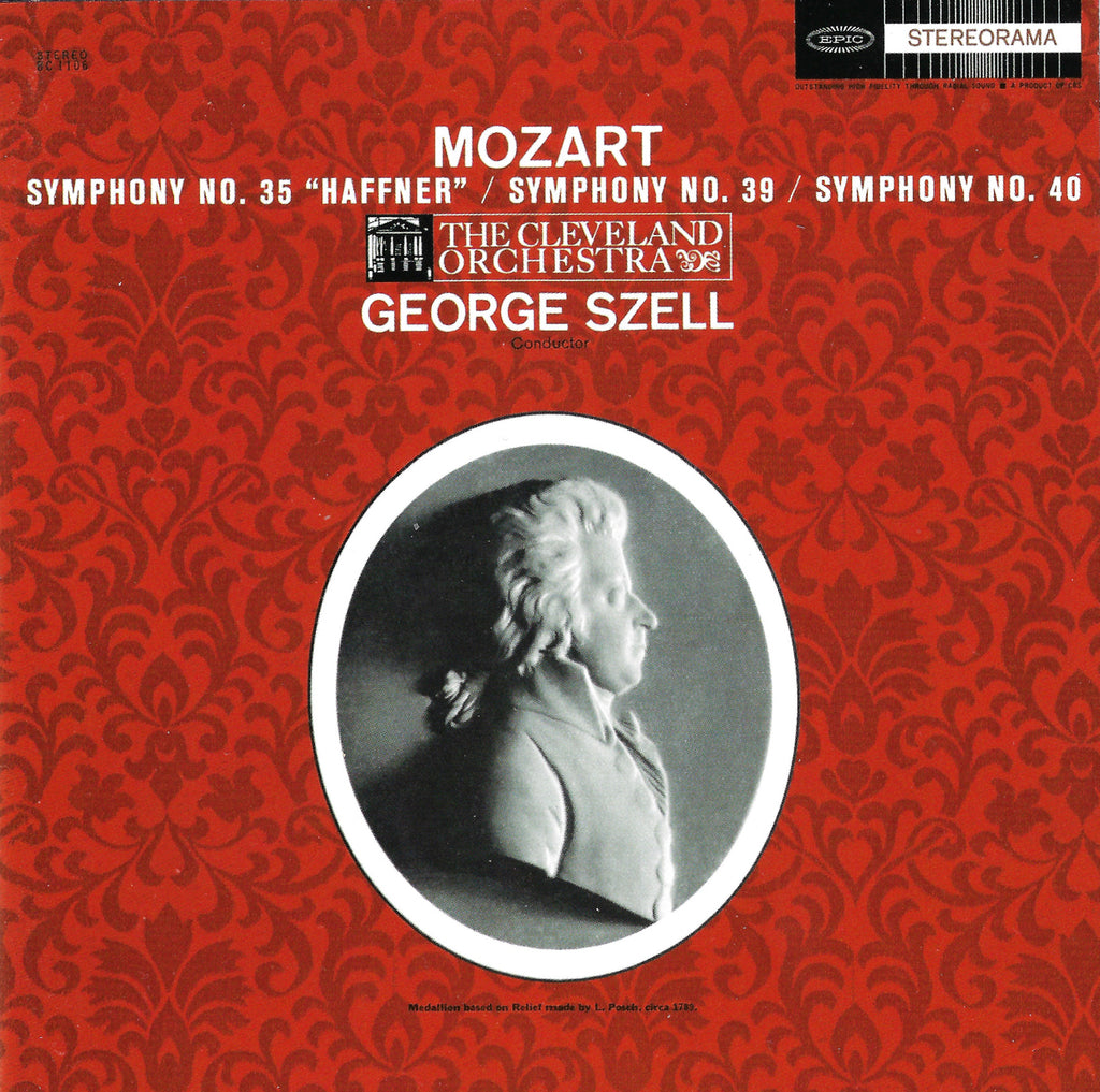 Szell: Mozart Symphonies Nos. 35, 39 & 40 - Sony 