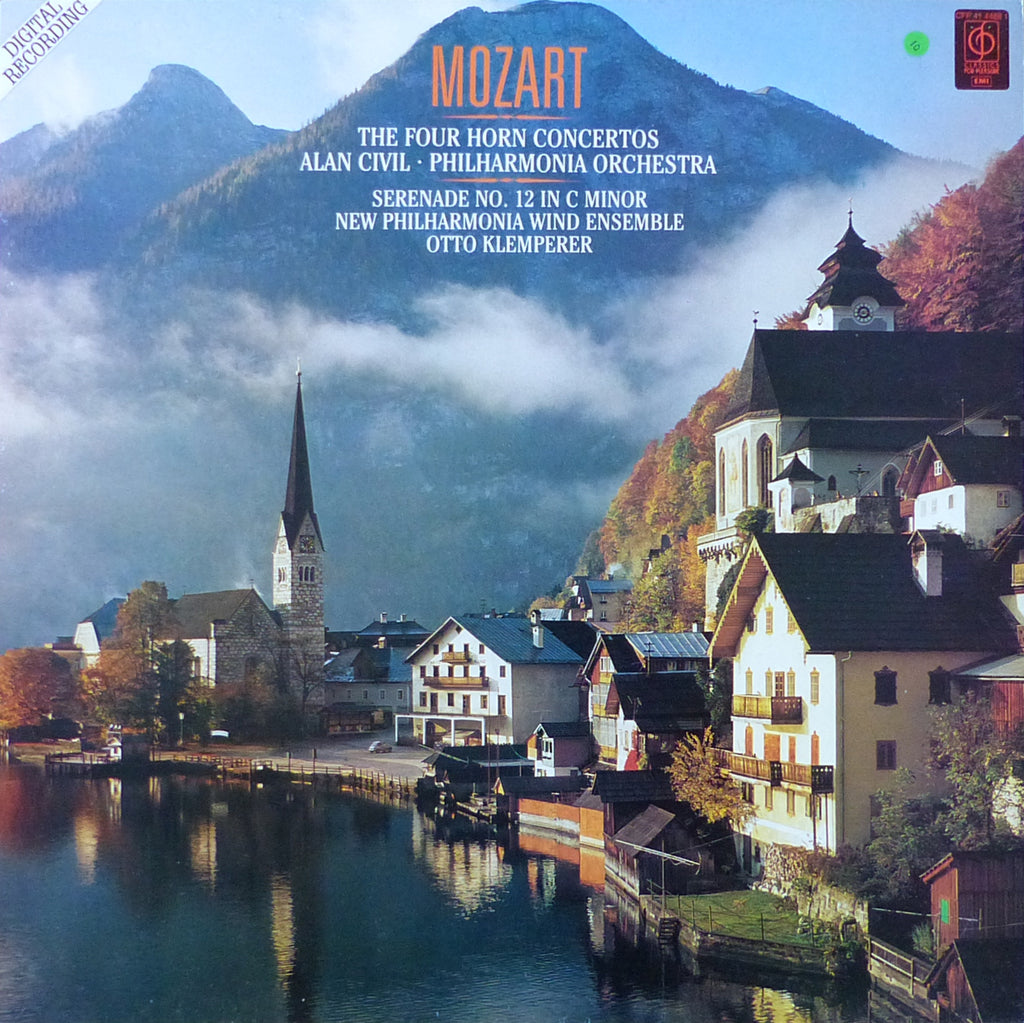 Civil/Klemperer: Mozart Horn Concertos, etc. - EMI CFP 41 4488 1