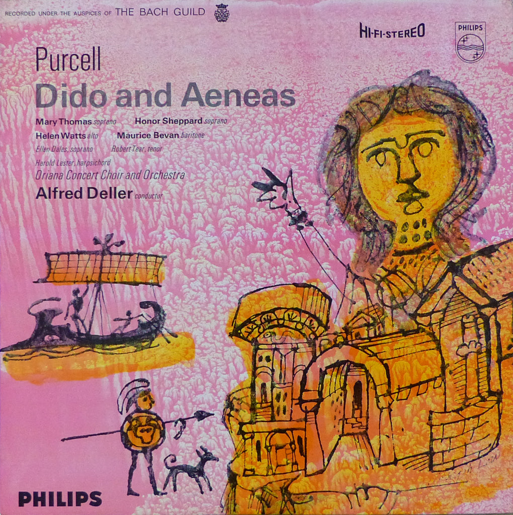 Deller: Purcell Dido and Aeneas (Watts, et al.) - Philips SAL 3511