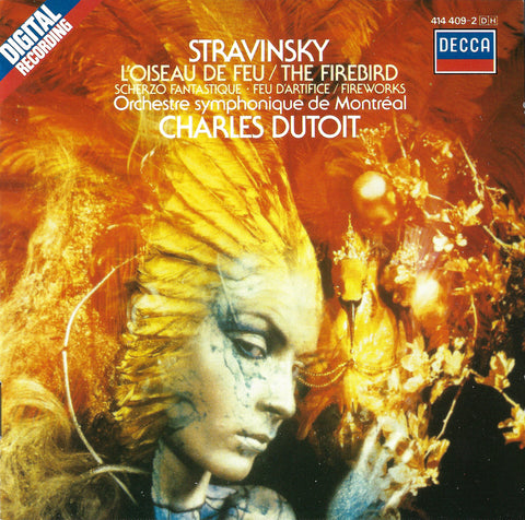 Dutoit/OSM: Stravinsky Firebird + Fireworks - Decca 414 409-2