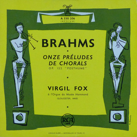 Virgil Fox: Brahms 11 Choral Preludes - RCA A 530 206