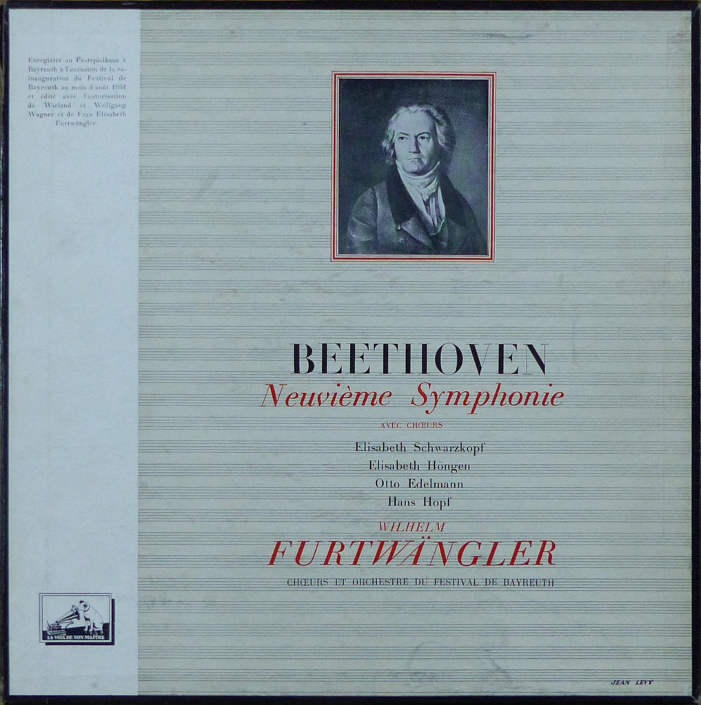 Furtwangler/Bayreuth FO: Beethoven Symphony No. 9 - LVSM FALP 381/2 (2LP box set)