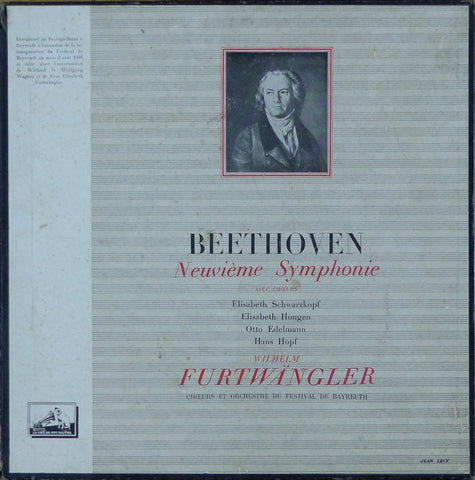 Furtwangler/Bayreuth FO: Beethoven Sym No. 9 - LVSM FALP 381/2 (2LP box set)