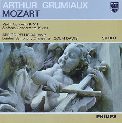 Grumiaux/Pelliccia: Mozart K. 364 & Concerto No. 2 - Philips 835 256 AY