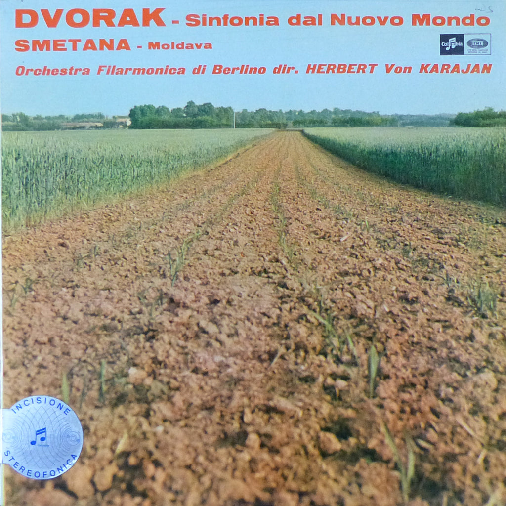 Karajan/BPO: Dvorak "New World" + Smetana - Columbia SAXQ 7263