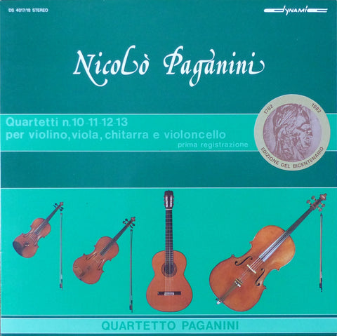 Paganini Quartet: 4 Guitar Quartets - Dynamic DS 4017/18 (2LP box set)