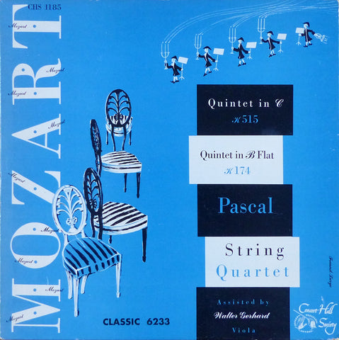 Pascal Quartet/Gerhard: Mozart String Quintets - Classics CHS 1185