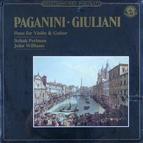 Perlman/Williams: Paganini Duos for Violin & Guitar - CBS MP 39766 (sealed)