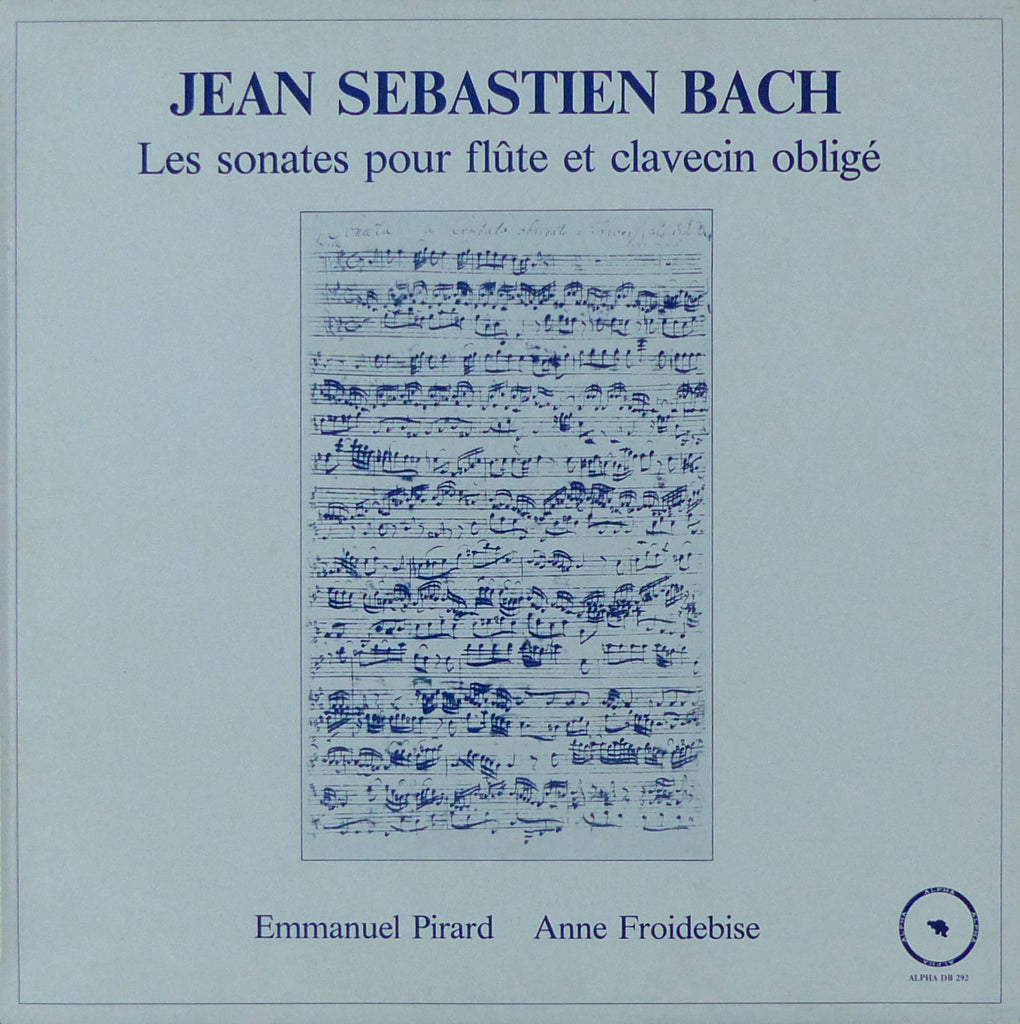 Pirard: Bach Flute Sonatas BWV 1020 / 1030-32 - Alpha DB 292