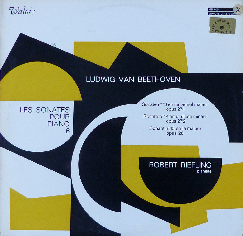 Riefling: Beethoven Piano Sonatas 13, 14 & 15 - Valois MB 806