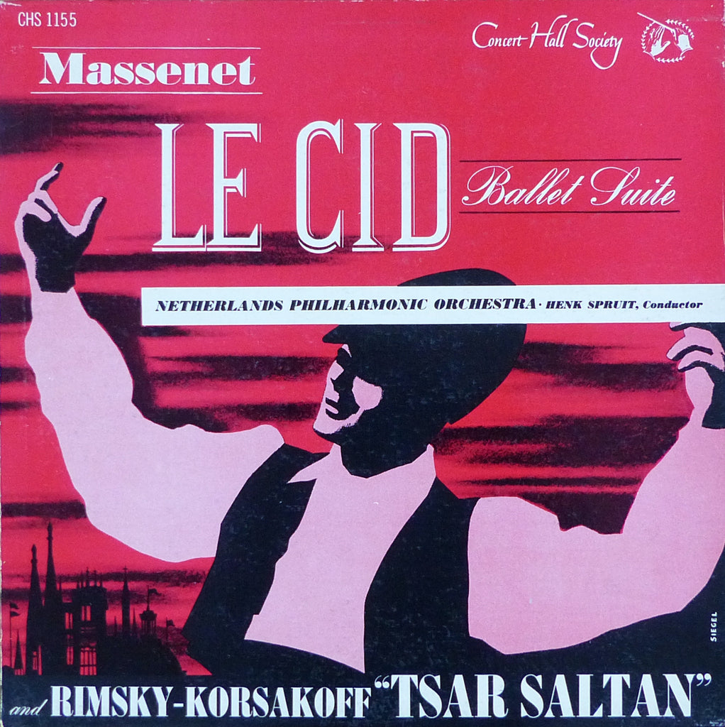 Spruit: Massenet El Cid Ballet Music - Concert Hall Society CHS 1155