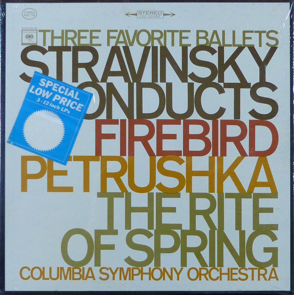 Stravinsky: Three Favorite Ballets - Columbia M3S 705 (3LP box) - SEALED