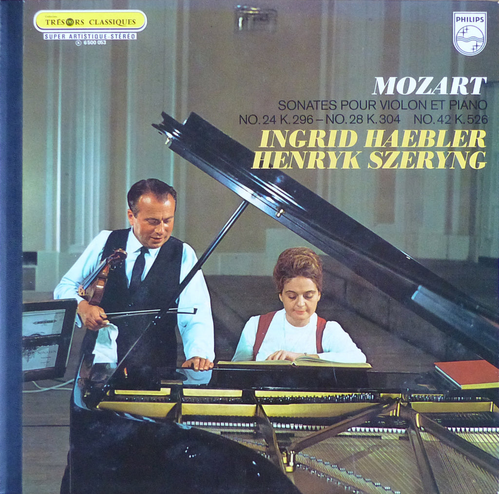 Szeryng/Haebler: Mozart Violin Sonatas K. 296/304/526 - Philips 6500 053