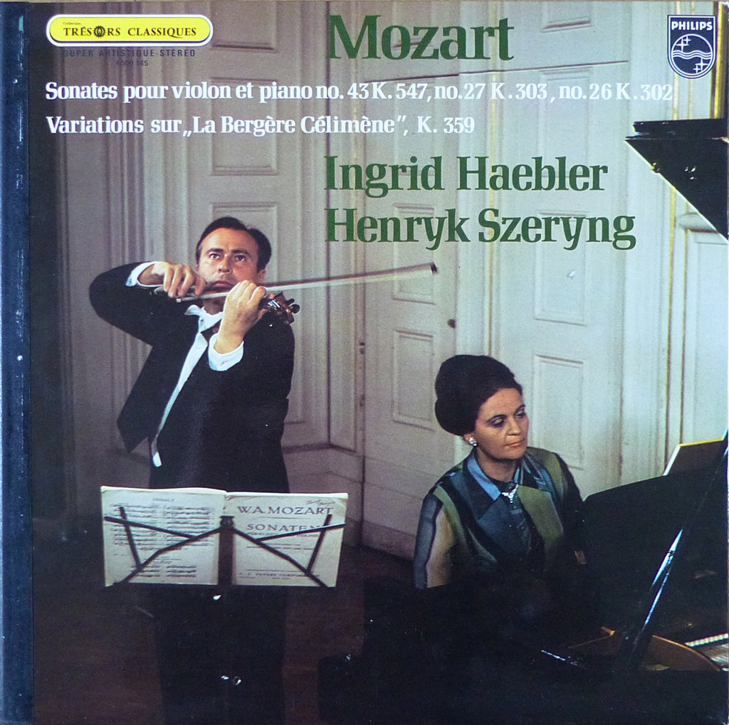 Szeryng/Haebler: Mozart Violin Sonatas K. 302/303/547 - Philips 6500 145