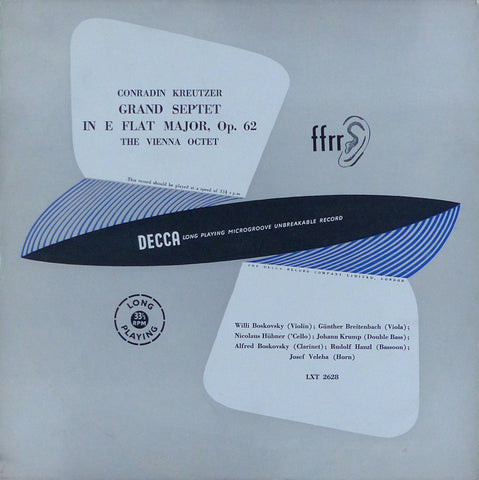 Vienna Octet: Kreutzer Grand Septet - Decca LXT 2628