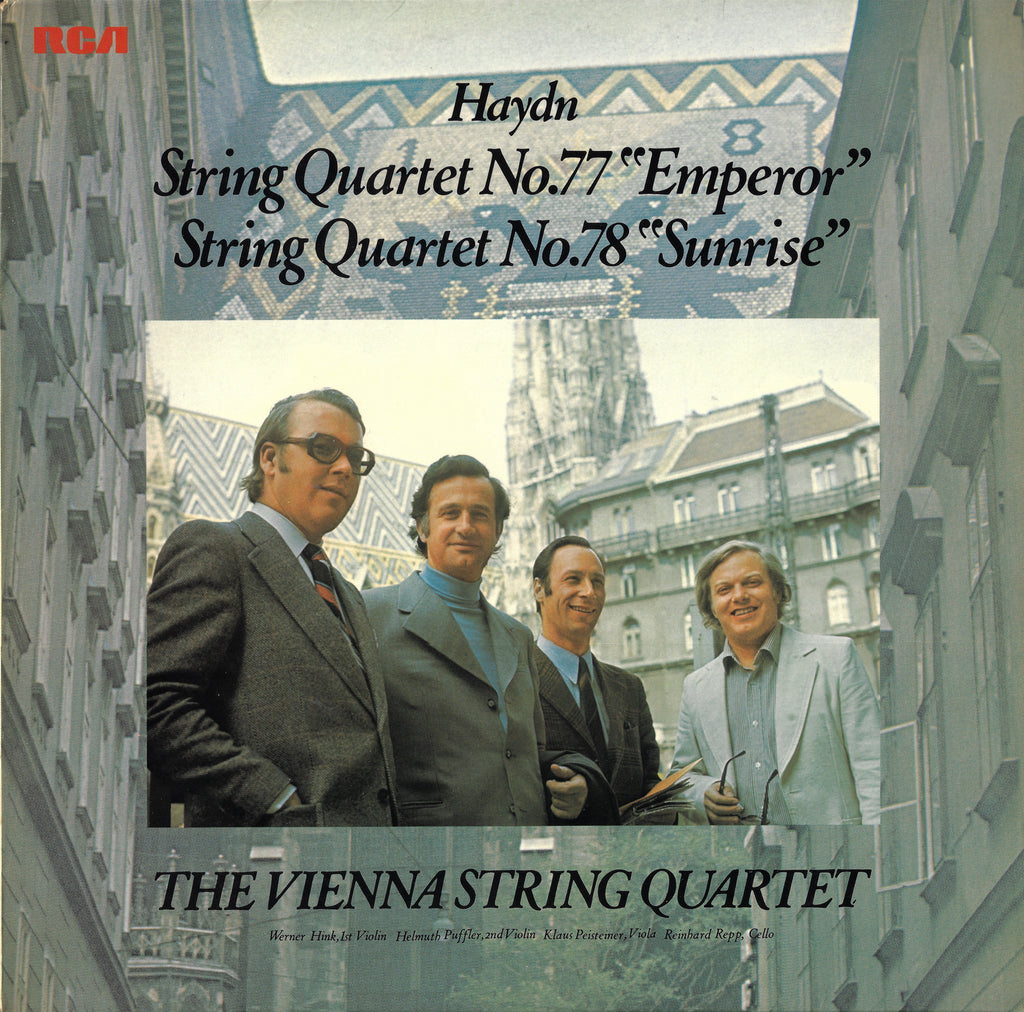 Vienna String Quartet: Haydn SQs Nos. 77 & 78 - RCA JRL1-0199