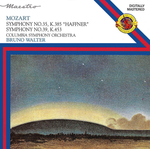 Walter: Mozart Symphonies Nos. 35 & 39 - CBS MYK 44778