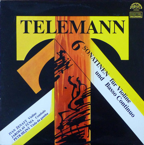 Zenaty: Telemann 6 Sonatas for Violin - Supraphon 11 1310-1 (DDD)