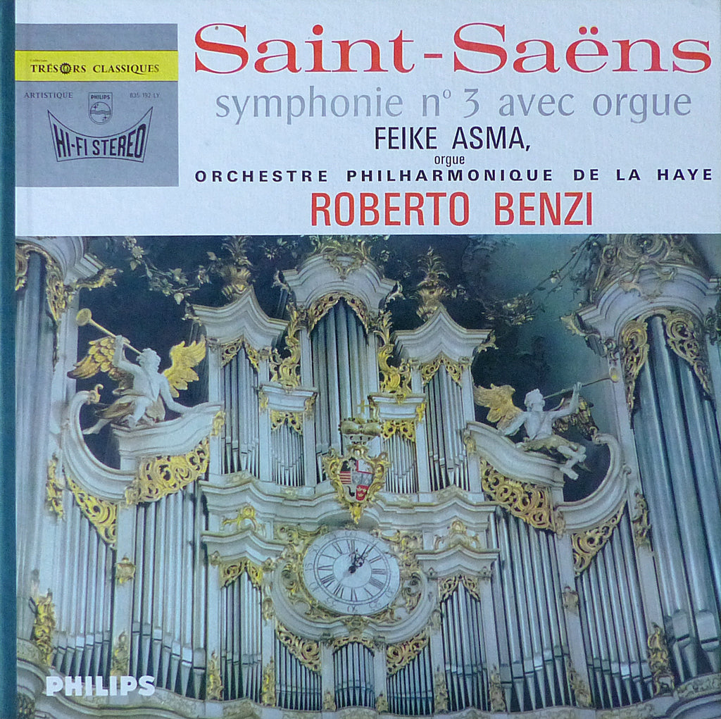 Benzi: Saint-Saëns "Organ" Symphony - Philips Trésors 835 192 LY