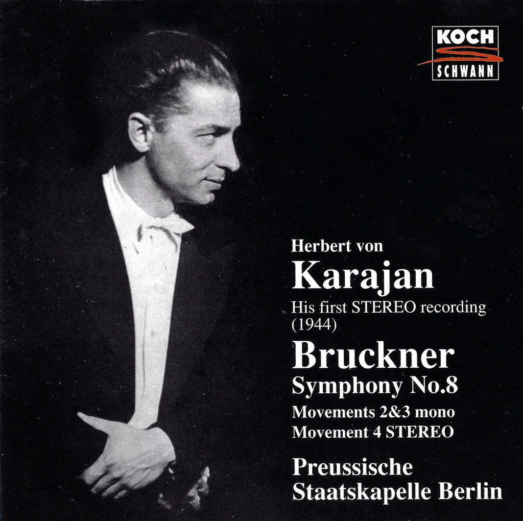 Karajan: Bruckner 8 (Mvts II, III & IV - 1944 ste...