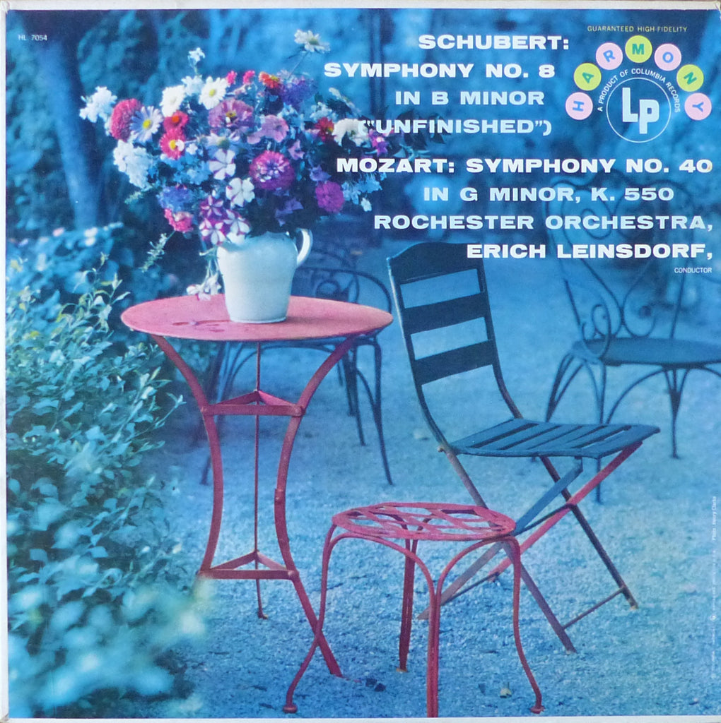 Leinsdorf: Schubert "Unfinished" + Mozart No. 40 - Columbia HL 7054