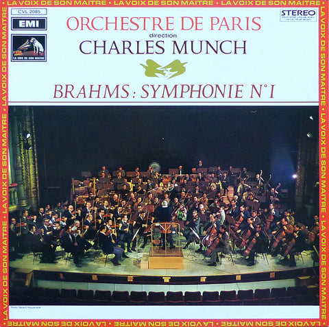 Munch/Orchestre de Paris: Brahms Symphony No. 1 - EMI CVL 2085