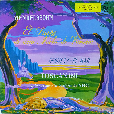 Toscanini: Midsummer Night's Dream + La Mer - RCA 3L16082