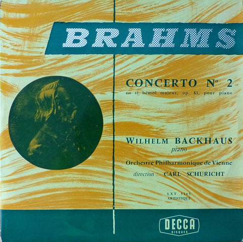 Backhaus/Schuricht: Brahms Piano Concerto No. 2 - Decca LXT 5365