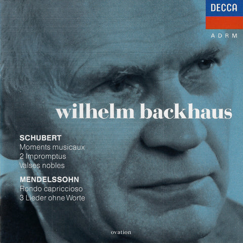 Backhaus: Schubert Moments Musicaux, etc. - Decca 433 902-2