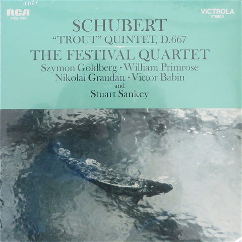 Festival Quartet: Schubert "Trout" Quintet D. 667 - RCA VICS-1399 (sealed)