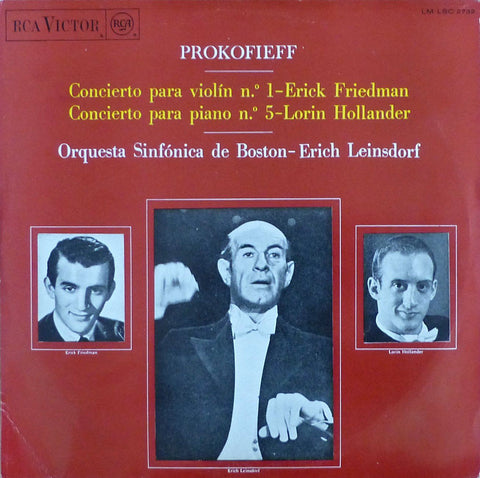 Friedman: Prokofiev Violin Concerto No. 1, etc. - RCA Spain LM -2732