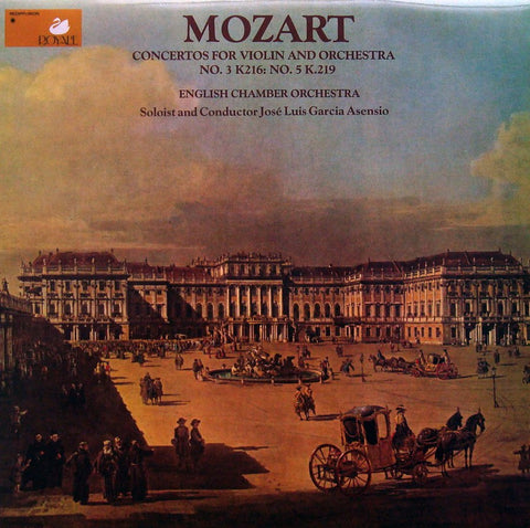 LP - Garcia Asensio/ECO: Mozart Violin Concertos K. 216 & K. 219 - Royale ROY 2012, NM