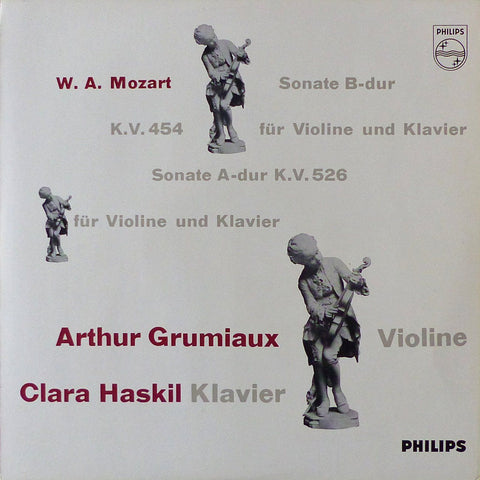 Grumiaux/Haskil: Mozart Violin Sonatas K. 454 & K. 526 - Philips A 00338 L