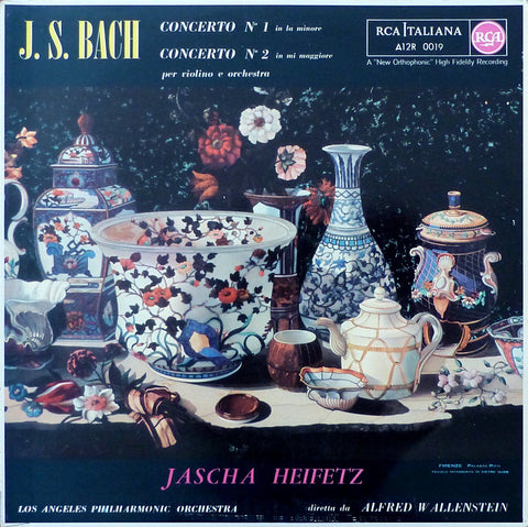 Heifetz: Bach Violin Concertos BWV 1041 & 1042 - RCA Italiana A12R 0019