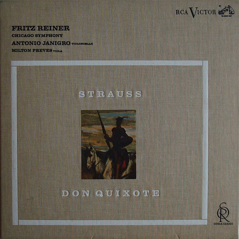 LP - Janigro: Don Quixote (with Dali Prints) - RCA Soria LD-2384 (1S/1S)