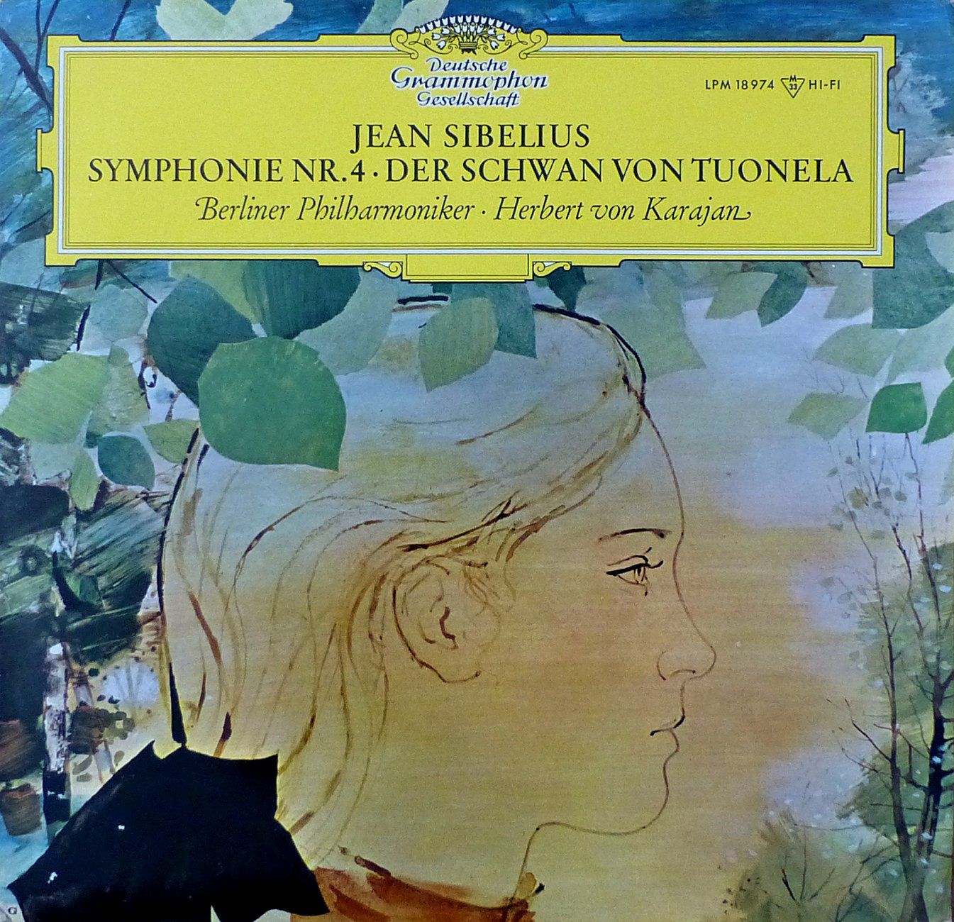 Karajan: Sibelius Symphony No. 4 + Swan of Tuonela - DG LPM 18974 - Casals  Classical LPs & CDs