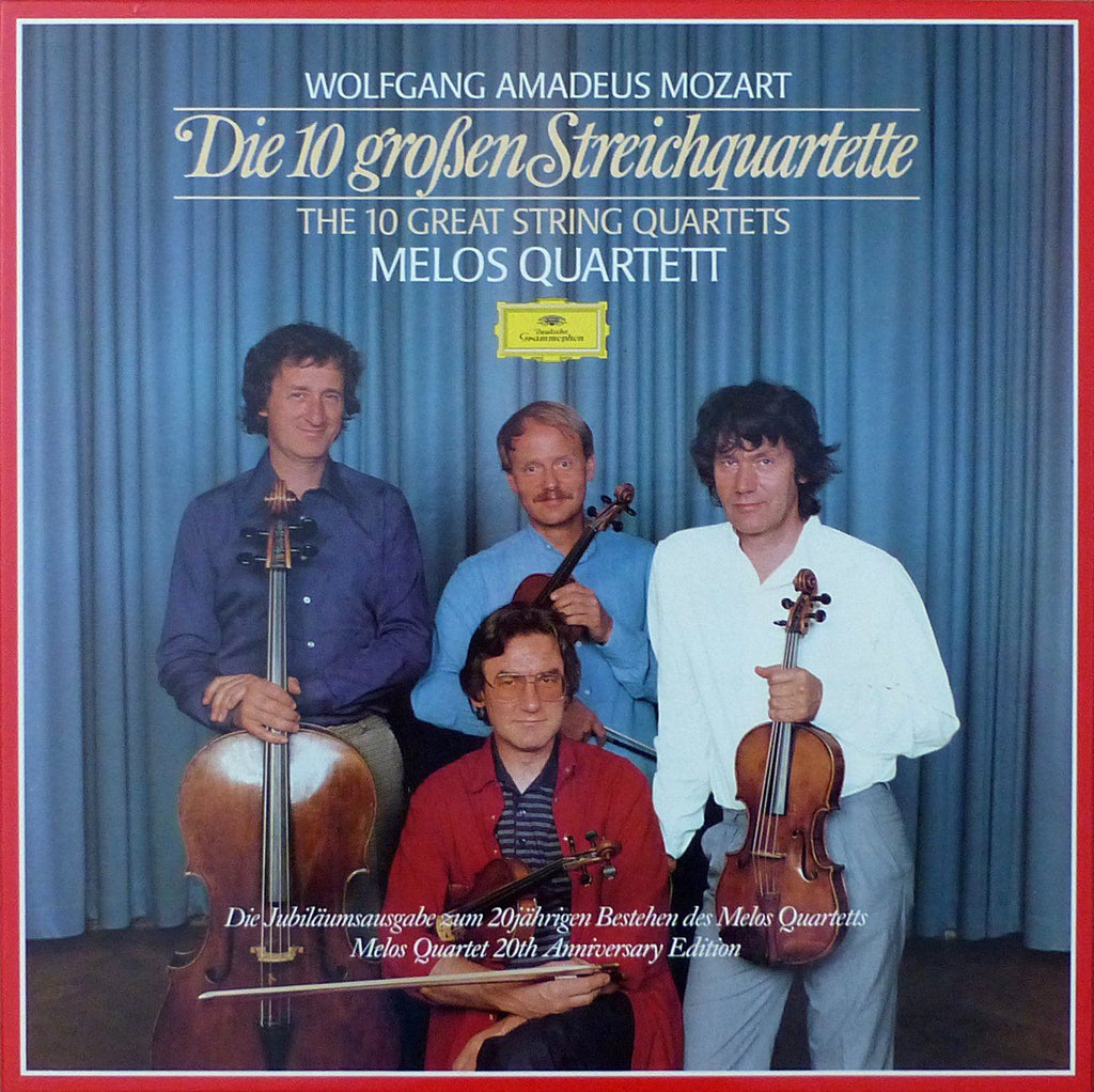 Melos Quartet: Mozart 10 Great String Quartets - DG 415 587-1 (5LP box set)