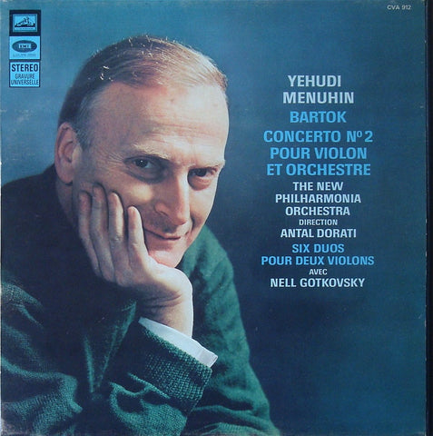 LP - Menuhin: Bartok Violin Concerto No. 2 + Duos - LVSM CVA 912 (ds)