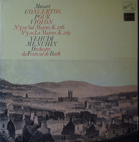 LP - Menuhin: Mozart Violin Concertos K. 216 & K. 218 - LVSM CVA 736 (ds)