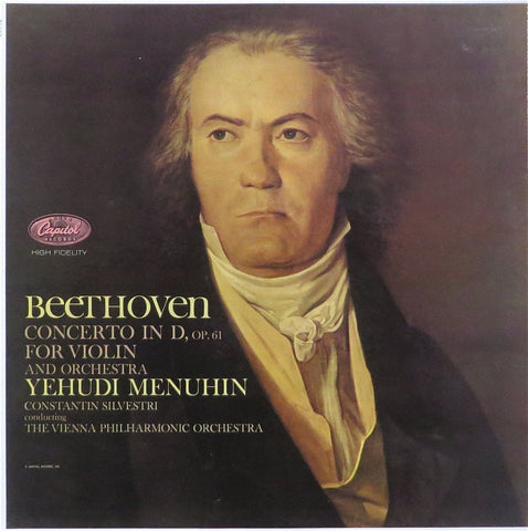 Menuhin/Silvestri: Beethoven Violin Concerto in D Op. 61 - Capitol G 7229