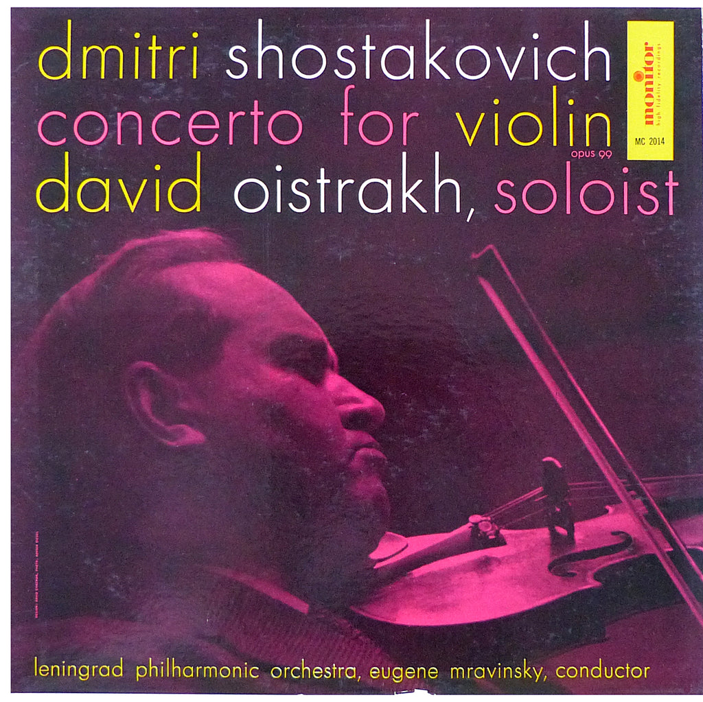 Oistrakh: Shostakovich Violin Concerto No. 1 - Monitor MC 2014