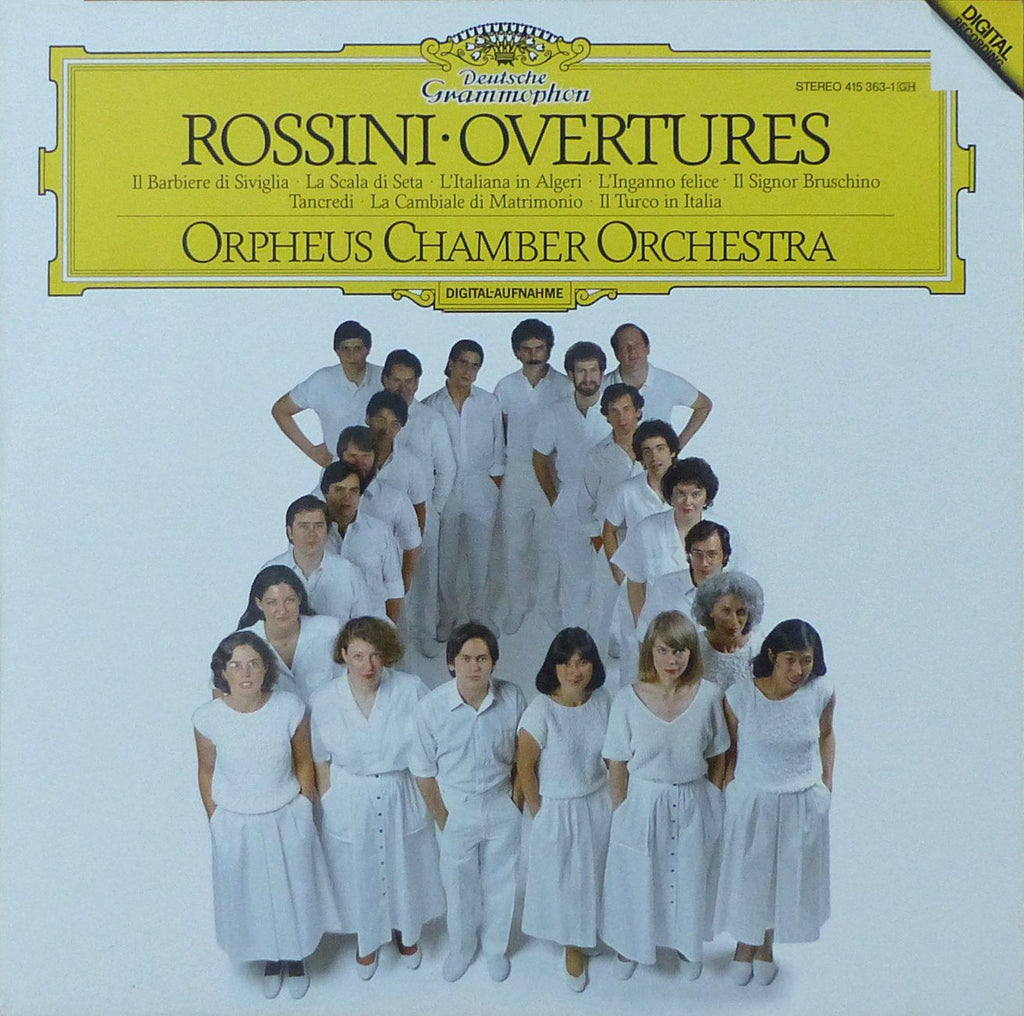 Orpheus Chamber Orchestra: Rossini 8 Overtures - DG 415 363-1