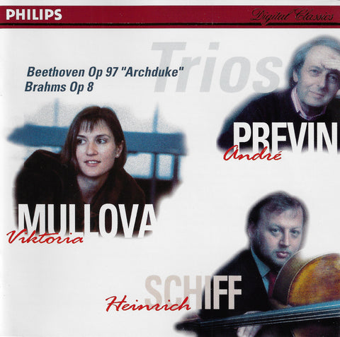 Previn/Mullova/Schiff: Beethoven "Archduke" Trio, etc. - Philips 442 123-2