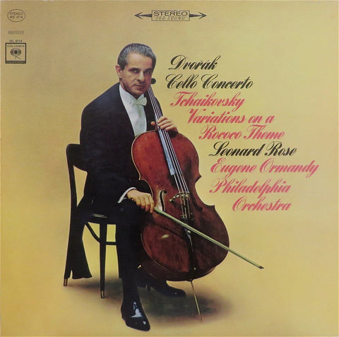 Rose: Dvorak Cello Concerto + Rococo Variations - Columbia MS 6714