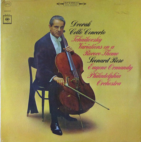 Rose: Dvorak Cello Concerto + Rococo Vars - Columbia MS 6714 (sealed)