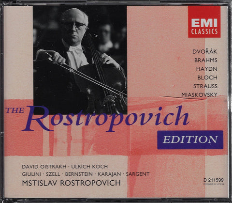 Rostropovich Edition: Concertante Works - EMI D 211599 (3CD set, sealed, club)