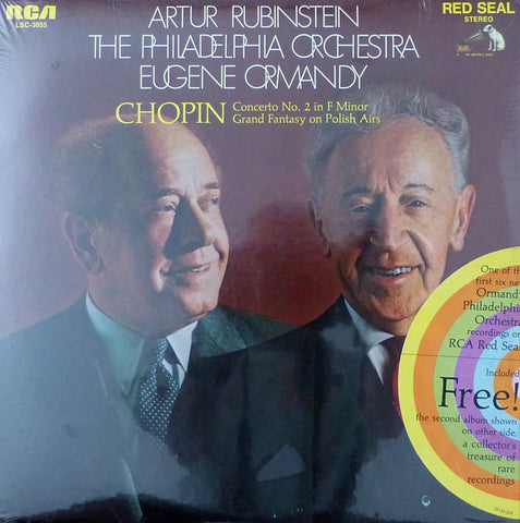 Rubinstein: Chopin Concerto No. 2, etc. - RCA LSC-3055 (+ bonus LP) - sealed