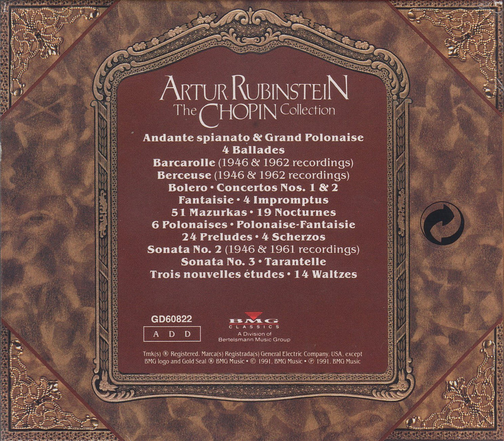 Arthur Rubinstein - Rubinstein Collection, Chopin, Preludes -   Music