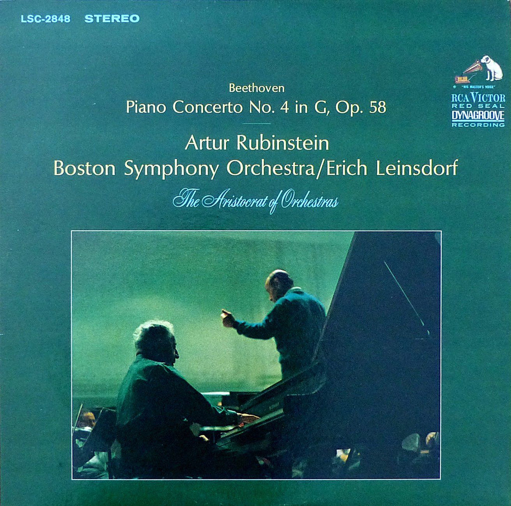 Rubinstein/Leinsdorf: Beethoven Piano Concerto No. 4 - RCA LSC-2848